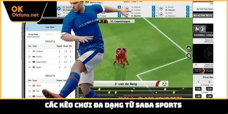 Các kèo chơi đa dạng từ Saba sports