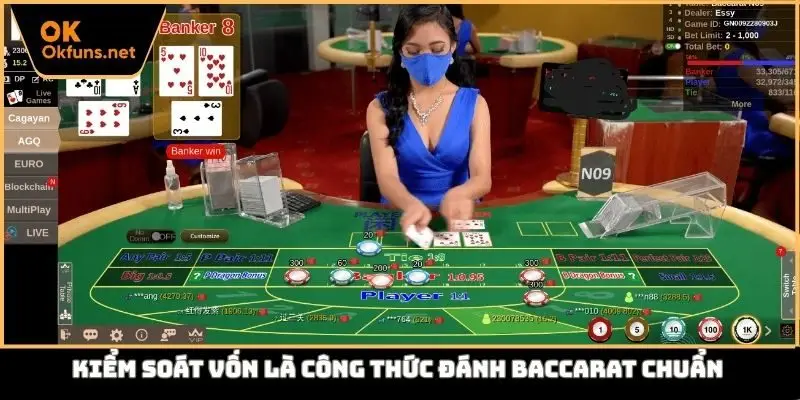 Kiểm soát vốn là công thức đánh Baccarat chuẩn