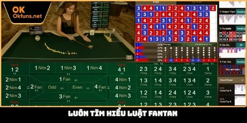 Luôn tìm hiểu luật Fantan