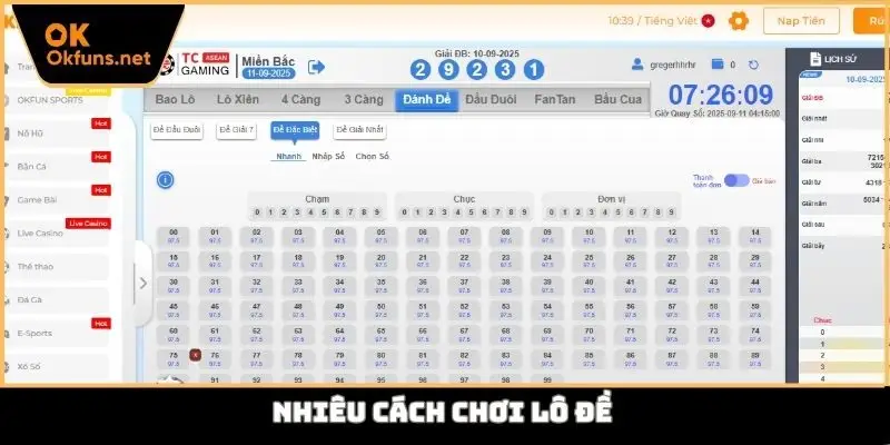 Nhiều cách chơi lô đề